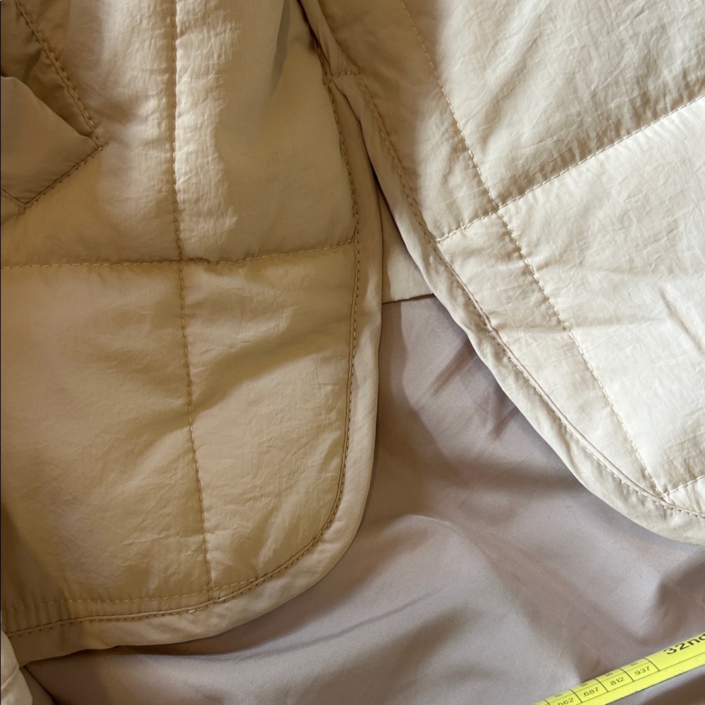 Beige Puffer Jacket - Picture 7 of 8
